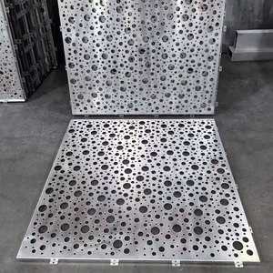 Panneau perforé en aluminium anodisé, design industriel pour murs-rideaux extérieurs, anti-corrosion - Product Image 3