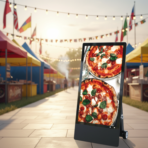 Pantalla Digital Portátil de 43 Pulgadas con Batería, Reproductor de Publicidad LCD, Tótem Móvil para Exteriores, Quiosco IP65 para Centros Comerciales - Product Image 1