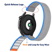 Bracelet de montre en nylon Trail Loop de 22 mm, sangle à boucle rapide pour Huawei GT6 GT5 GT4 Xiaomi Smartwatch