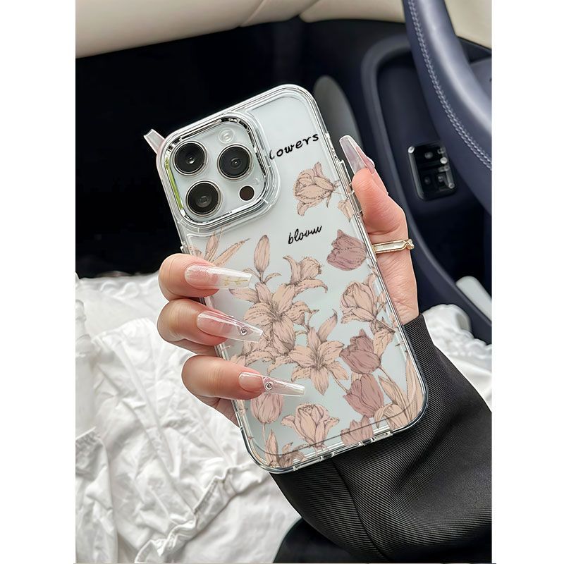 Personalized Flower [Transparent Electroplated Lens Frame]