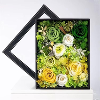 Vente en gros de roses éternelles faites à la main dans un coffret cadeau en cuir, fleurs romantiques préservées pour la fête des mères, anniversaire, cadeau de la Saint-Valentin