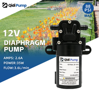 Pompa Semprot Pestisida Elektrik Diafragma Otomatis Mini DC 12V untuk Irigasi Rumah Tangga