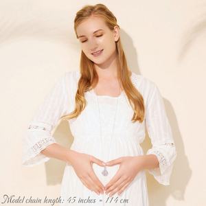 Bijoux S925 en argent Sterling — Isunni, collier en boule <span class=keywords><strong>de</strong></span> carillon d'harmonie pour femme enceinte - Product Image 3