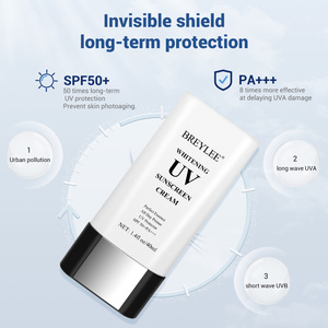 BREYLEE whitening fashion leather waterproof anti aging Lotion spf 50 PA + + + expensive <span class=keywords><strong>solar</strong></span> cream - Product Image 3