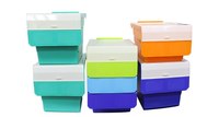 Bac de Rangement en Plastique Industriel Clearview avec Diviseurs