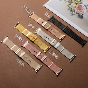 Correa <span class=keywords><strong>de</strong></span> reloj Milanese Loop para <span class=keywords><strong>Apple</strong></span> <span class=keywords><strong>Watch</strong></span> 10 9 8 7 Ultra SE, correa <span class=keywords><strong>de</strong></span> malla magnética <span class=keywords><strong>de</strong></span> acero inoxidable, 38 40 41 42 44 45 49 mm - Product Image 1