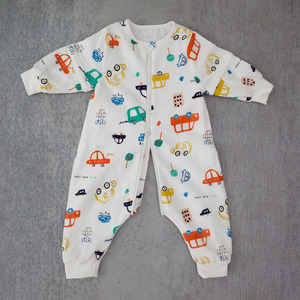 <span class=keywords><strong>Saco</strong></span> de <span class=keywords><strong>Dormir</strong></span> para Bebés de <span class=keywords><strong>6</strong></span> <span class=keywords><strong>Meses</strong></span>, Unisex, con Mangas Extraíbles, Diseño de Dibujos Animados, Cierre de Cremallera de 3 Vías, para Cambiar Pañales, 1.0Tog, Algodón - Product Image 2