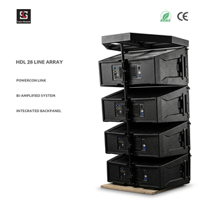 Sistema Line Array Attivo Bi-Amplificato Professionale da 1200W con DSP Tedesco, Altoparlanti Monitor da Palco per Esterni con Doppio Woofer da 8 Pollici - Product Image 4