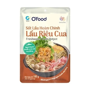 ซอสชาบูปูน้ำจืดโอ'ฟู้ด 180 กรัม น้ำซุป "ลาว รีว์ คัว" สูตรดั้งเดิมของเวียดนาม สารสกัดจากปูแท้ - Product Image 2