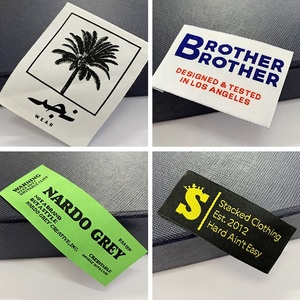 Nhãn mác quần áo chất lượng cao, sản xuất tại Trung Quốc, in logo tùy chỉnh, nhãn dệt Quảng Châu, nhãn quần áo, nhãn may mặc - Product Image 3