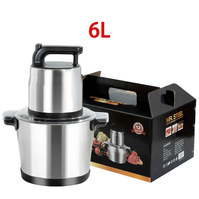 Küche Lebensmittel Fleisch hacker Fufu Stampfen Yam Pounder Maschine Fleischwolf Big 6l 10l Edelstahl Elektrische Fleischwolf Maschine