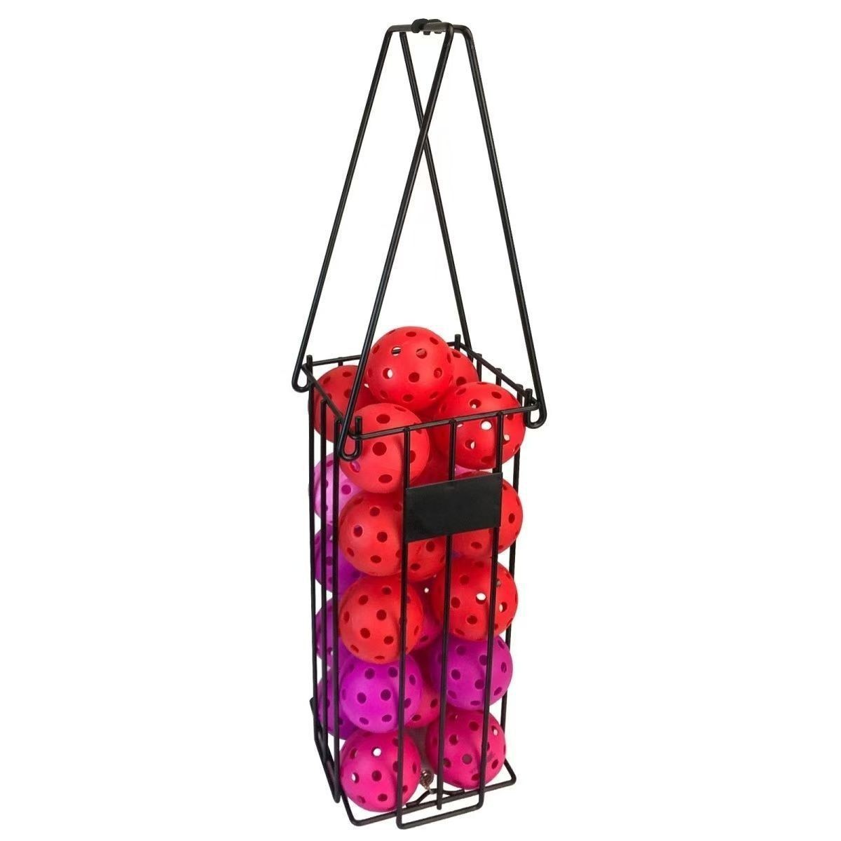 Crestgolf's New Portable Push-Down Pickleball Ball Picker with Ball Basket Pickleball Equipment
