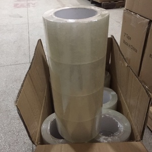 Giá Rẻ Acrylic Trong Suốt <span class=keywords><strong>Bopp</strong></span> Đóng Gói Băng Với 40Micron X 48 Mét X 50M Chiều Dài Cho Hộp Niêm Phong - Product Image 4