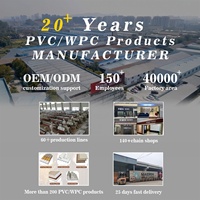 Panneau mural cannelé WPC moderne pour la vente en gros, panneau décoratif perforé WA PVC, grain de bois, pour appartement et hôtel, étanche, ignifuge, écologique