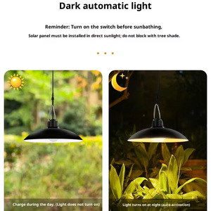 <span class=keywords><strong>Solare</strong></span> LED a parete IP65 dimmerabile piccolo giardino manuale pulsante di controllo pannello <span class=keywords><strong>solare</strong></span> appeso <span class=keywords><strong>lampadario</strong></span> per balcone del corridoio - Product Image 4