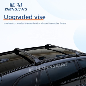 Barres transversales de toit SHIJIA en alliage d'aluminium épaissi, style étau, <span class=keywords><strong>porte</strong></span>-bagages, lot de 2, capacité de charge 70 kg, sans perçage requis - Product Image 2