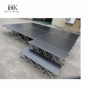 Factory Price Customized Shape <b>Stage</b> Event Concert Portable <b>Stage</b> Folding Aluminum Alloy Wedding <b>Stage</b> <b>Platform</b> for Event - Product Image 3