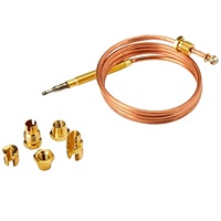 Adaptor sensor temperatur kemasan Blister Universal dengan rakitan Pilot Gas alami propana 5 kacang 900mm 30MV
