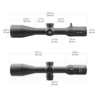 Lunette Vector Optics Paragon 3-15x50SFP GenII à long dégagement oculaire