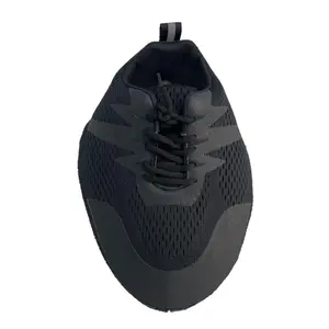 Manufacturer Comfortable Fabric casual Footwear Vamp semi finished shoe upper for sport shoes