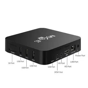 IK MXQPRO Android TV Box Android7 8GB 16GB 4K H.265 Media Player Amlogic S905 3D Video 2.4G Wifi Smart Set Top Box Receivers