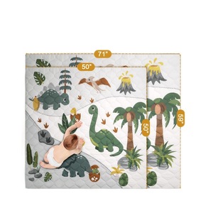 Tapis de jeu sur le thème des dinosaures pour bébés de 0 à 24 mois, en matériau EVA, antidérapant, pour usage domestique, design unisexe - Product Image 5
