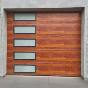 <span class=keywords><strong>Porte</strong></span> <span class=keywords><strong>de</strong></span> <span class=keywords><strong>garage</strong></span> isolée en acier moderne américain 16x7 à rabat coulissant pour villa résidentielle abordable - Product Image 3