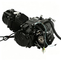 Moteur Zongshen ZS190 W190 190cc horizontal à 2 soupapes, refroidi par huile, 4 temps, ZS1P62YML-2, démarrage électrique et au kick, pour moto tout-terrain.