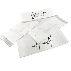 Fabriek Wholesale Prijs Geweven Merk Naam Kleding Labels Stof Label Voor Kleding Geweven Aangepaste Kleding Schoen Labels