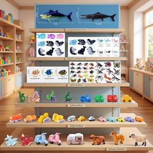 Figuras de Insectos Realistas en Miniatura: Escarabajo, Mariquita, Araña, Escorpión, Centípedo, Mariposa, Gafáton, Mantis, Animal Marino, Vehículo - Product Image 3