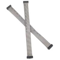 Câble FFC plat gris 16 broches de haute qualité avec connecteur IDC pas de 2,0 mm, âme en cuivre, indice de résistance au feu FT1, isolation PVC, 10 cm, 300 V
