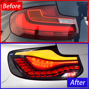 Para <span class=keywords><strong>BMW</strong></span> 2 Series F22 2014-<span class=keywords><strong>2021</strong></span> Montaje de luces traseras de coche Estilo de escala de dragón LED Lámparas traseras automáticas dinámicas Accesorios de nueva condición - Product Image 6