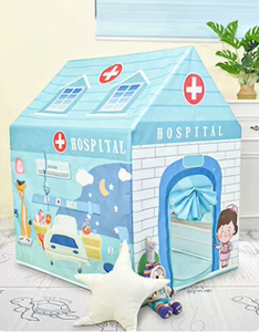 Tente de sport d'intérieur bricolage gratuit rangement facile cabane de jeu lavable <span class=keywords><strong>tipi</strong></span> pop-up pour l'interaction parent-enfant enfants jeux en plein air bébés - Product Image 3