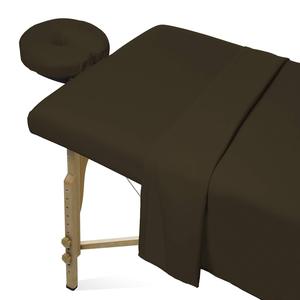 <span class=keywords><strong>Drap</strong></span> <span class=keywords><strong>plat</strong></span> de spa en coton microfibre taille personnalisée 80-100% <span class=keywords><strong>ensemble</strong></span> de table <span class=keywords><strong>housse</strong></span> de lit de qualité supérieure feuille de table de massage de caractère - Product Image 5
