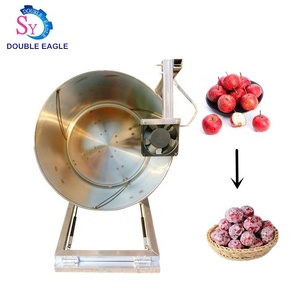 Máquina multifunción de alta capacidad para freír azúcar Espino máquina de recubrimiento de uva de tomate cereza frito azúcar - Product Image 1