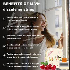 แถบวิตามินละลายในช่องปากวิตามินเสริมวิตามินสมุนไพรวิตามินละลาย - Product Image 5