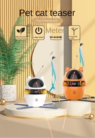 Juguete Láser Inteligente y Ecológico Recargable para Gatos, Robot Interactivo Automático, Dispensador de Golosinas para Limpieza Dental