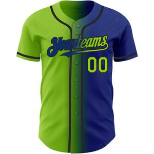 Camiseta de Béisbol con Degradado Personalizada, Uniforme Deportivo Unisex con Botones, Transpirable y Sublimado para Hombre y Mujer - Product Image 1