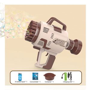 Pistolet à bulles automatique camouflage pour enfants, jouet électronique lumineux, mini pistolet à air amusant - Product Image 5