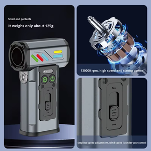 Soffiatore d'Aria Elettrico con Ventola Turbo Anti-Polvere e Aspirapolvere per Pulizia Tastiera e PC (Design Quadrato) - Product Image 3