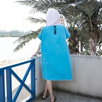 Offre Spéciale Personnalisé Durable Microfibre Surf Enfants À Capuche Poncho Serviette De Plage