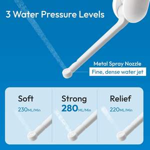 Bidet électrique portable rechargeable en ABS pour l'hygiène personnelle, nettoyage, design moderne pour les voyages et l'utilisation en hôtel - Product Image 2