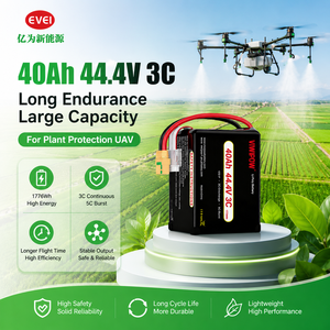 Batterie de drone de protection des plantes semi-solide 12S 40Ah, décharge continue 3C, haute densité énergétique, batterie de pulvérisation agricole UAV - Product Image 2
