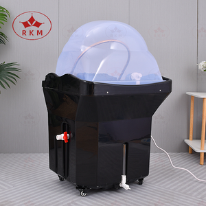 Máquina Portátil de Lavado y Masaje Capilar RKM con Tanque de Agua de 60L, <span class=keywords><strong>Mueble</strong></span> de Spa para Salón de Belleza, Sin Tuberías - Product Image 2