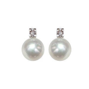 Ensemble de bijoux élégant et luxueux pour femme, inspiré de Diana, avec pendentif boule en or massif 18 carats, incrustation de perles personnalisée - Product Image 2