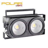 Polarlights LED éclairage de scène équipement public lumières LED COB blanc + blanc chaud 2 yeux Blinder lumière pour spectacle de scène événement