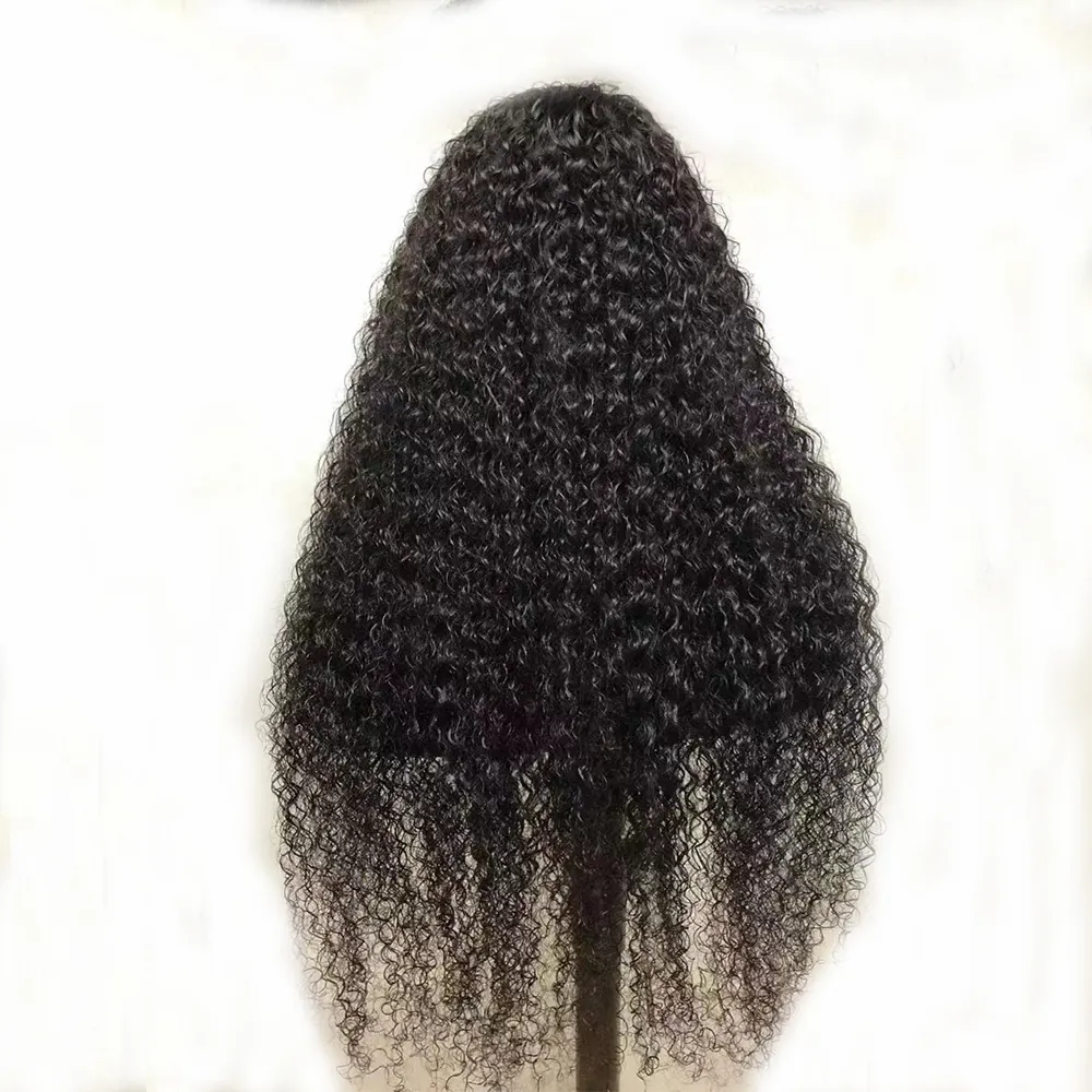 Parrucche umane con capelli grezzi allineati per cuticole all'ingrosso 13x6 parrucche frontali in pizzo a onde ricce Vendor