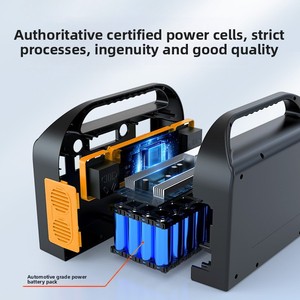 300W Portable Lithium Ion Power Station Mobile <b>Solar</b> <b>Generator</b> Emergency Backup Supply 300 Pure Sine Wave Portable Power Supply - Product Image 2