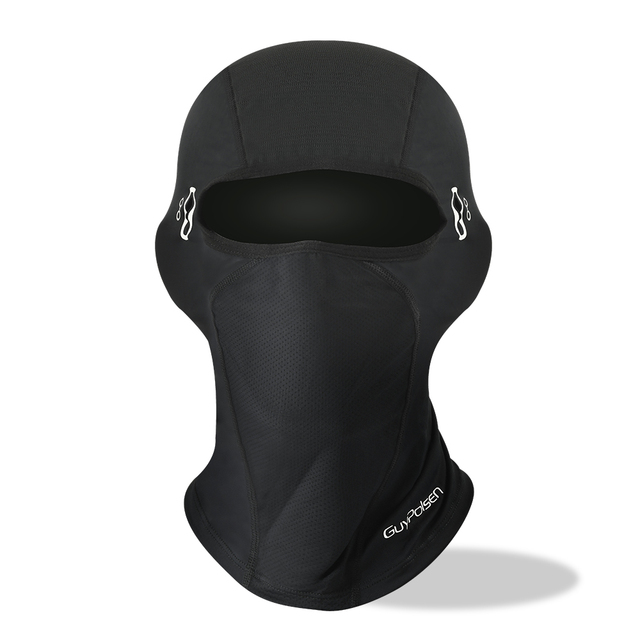 Custom Logo Moisture Wicking Breathable Cooling Ice Silk One Hole UV Sun Protection Full Face Cover Cycling Mask Balaclava