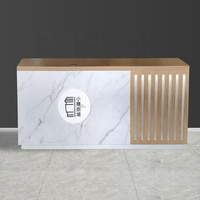 Table de réception personnalisée, moderne, écologique, durable, certifiée ISO, comptoir de caisse, marque Jiachenxin, modèle SY-DGN
